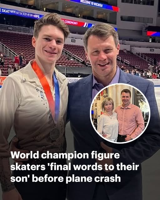 Figure skaters’ ‘final words to their son’ before American Airlines plane crash with BlackHawk revealed