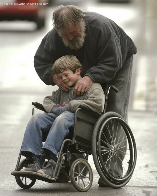 A Disabled Homeless Man Gave His Wheelchair to a Poor Boy Who Couldn’t Walk – 5 Years Later, the Boy Came Back to Thank Him