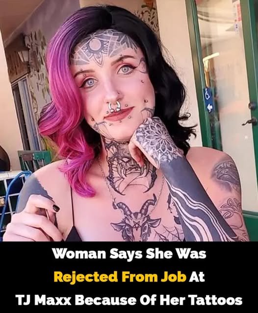 Woman with face tattoos rants after store denies her retail job