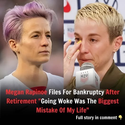 Megan Rapinoe Files For Bankruptcy After Retirement “Going Woke Was The Biggest Mistake Of My Life”