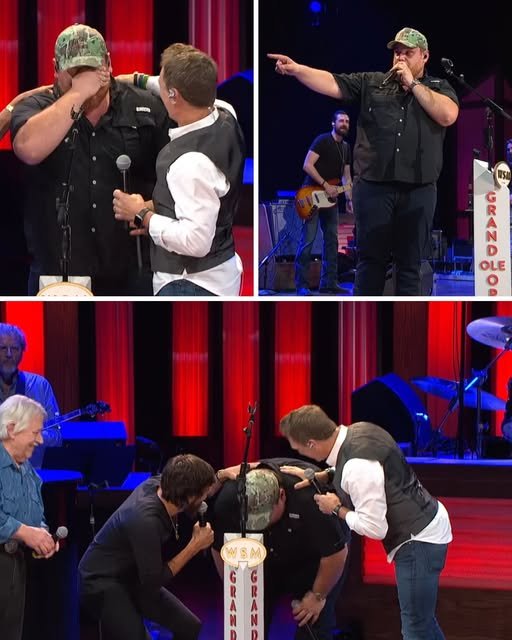 Watch The Emotional Moment When Luke Combs Gets Invited To Be Member Of Grand Ole Opry