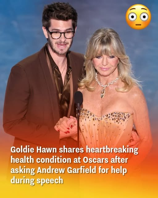 Goldie Hawn reveals a heart breaking health condition at the Oscars