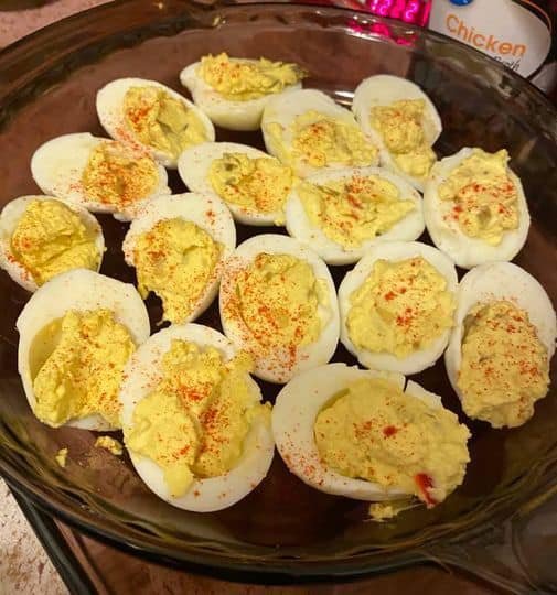 My first attempt at deviled eggs.