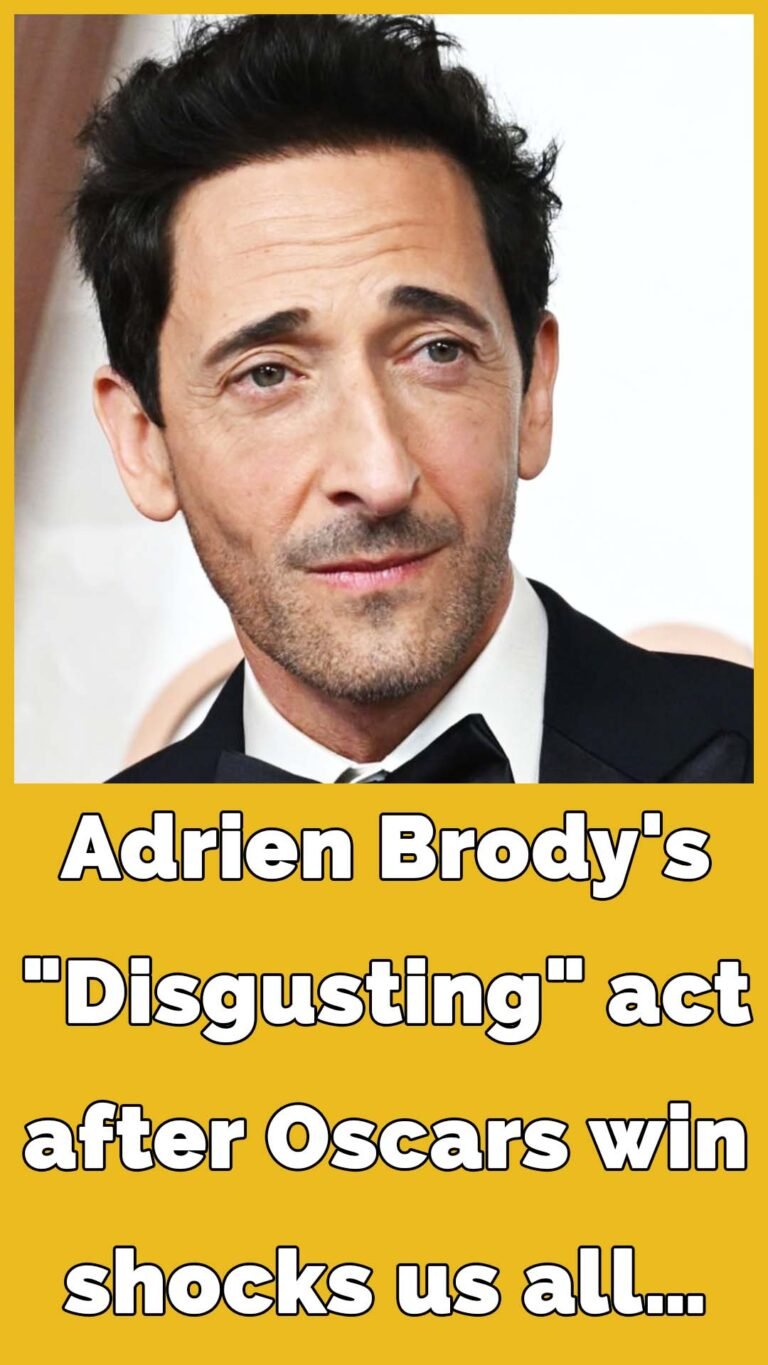 Adrien Brody slammed for ‘disgusting’ act at the Oscars