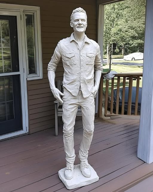 I Found a Life-Sized Statue of My Husband on Our Porch, the Truth Behind It Forced Me to Act